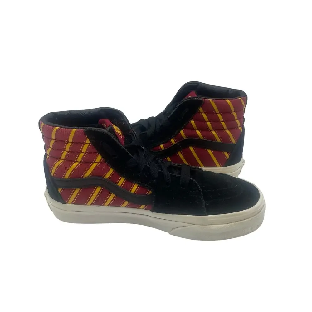 VANS x Harry Potter Gryffindor Red Gold Sk8 Hi Shoes Kids Youth 1